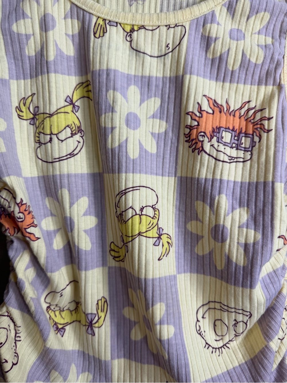 Nickelodeon Rugrats Ruched Side Tank Top Womens Juniors Large - Picture 4 of 4